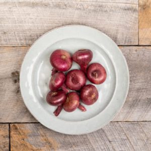 Organic Red Cipollini Onions, 1lb